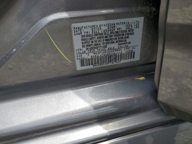 Aukcja sprzedaży 2023 Nissan Sentra, vin: 3N1AB8DV0PY319680, numer aukcji: 51913526