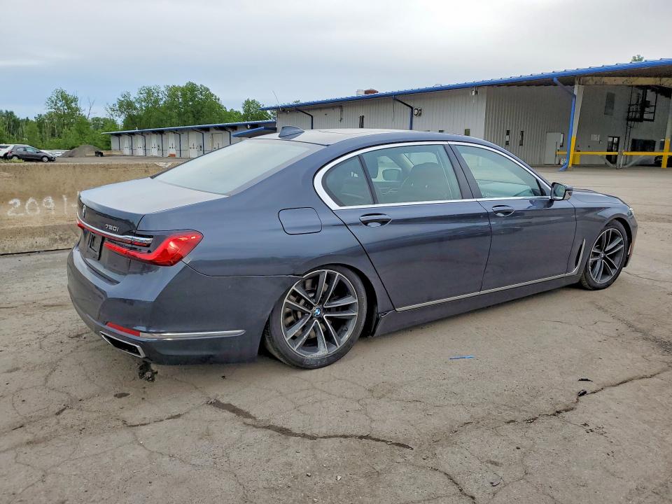 2020 Bmw 750 მანქანა იყიდება აუქციონზე, vin: WBA7U2C02LGM27795, აუქციონის ნომერი: 54516156