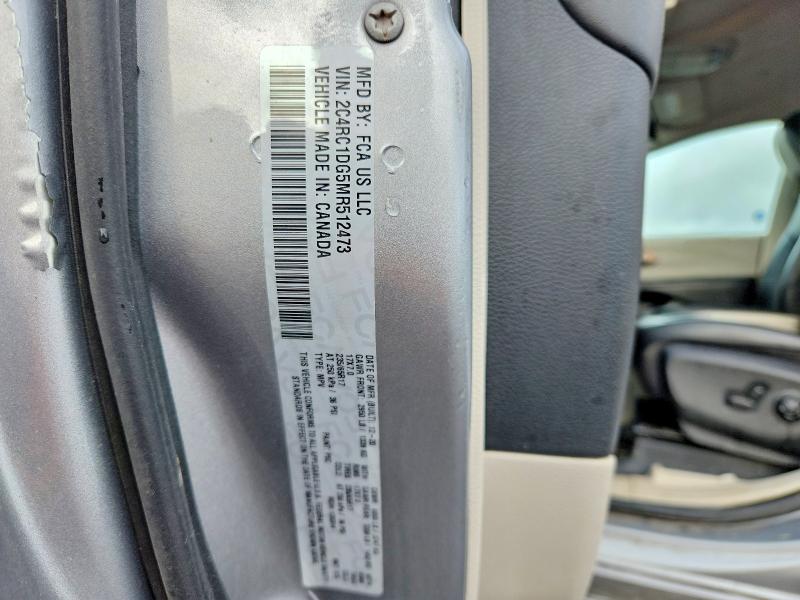 Продажа на аукционе авто 2021 Chrysler Voyager, vin: 2C4RC1DG5MR512473, номер лота: 54124846