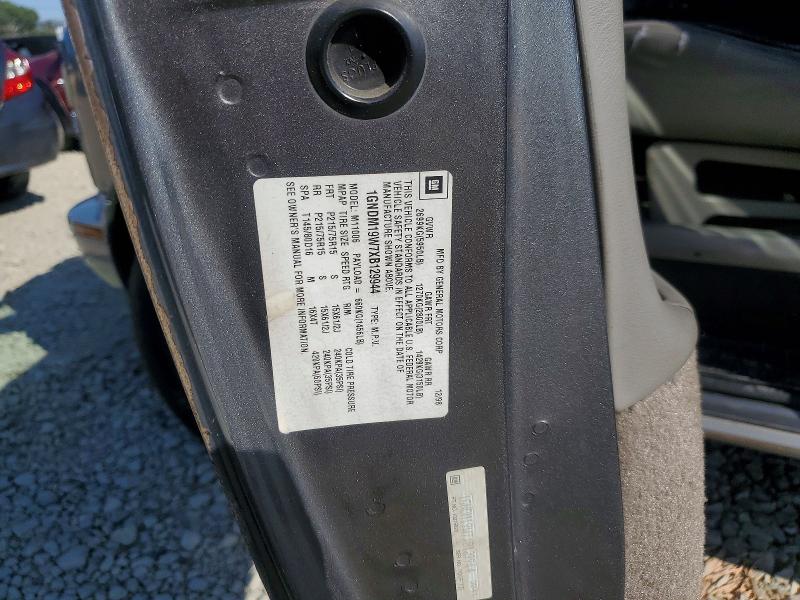 1999 Chevrolet Astro მანქანა იყიდება აუქციონზე, vin: 1GNDM19W7XB129944, აუქციონის ნომერი: 52772846