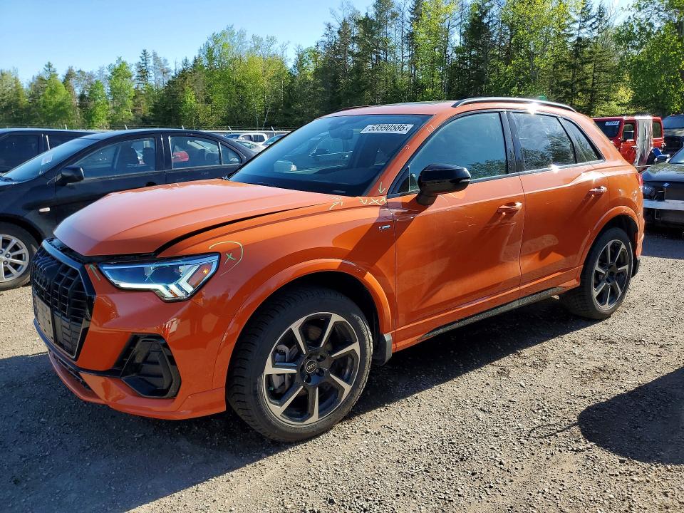 2025 Audi Q3 მანქანა იყიდება აუქციონზე, vin: WA1FECF33S1058397, აუქციონის ნომერი: 53590586
