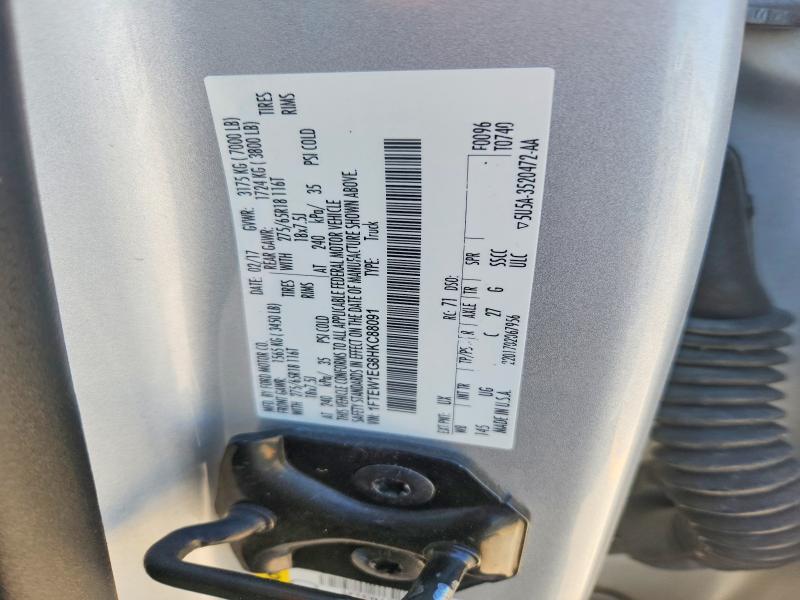 Продажа на аукционе авто 2017 Ford F150, vin: 1FTEW1EG8HKC88091, номер лота: 51918306