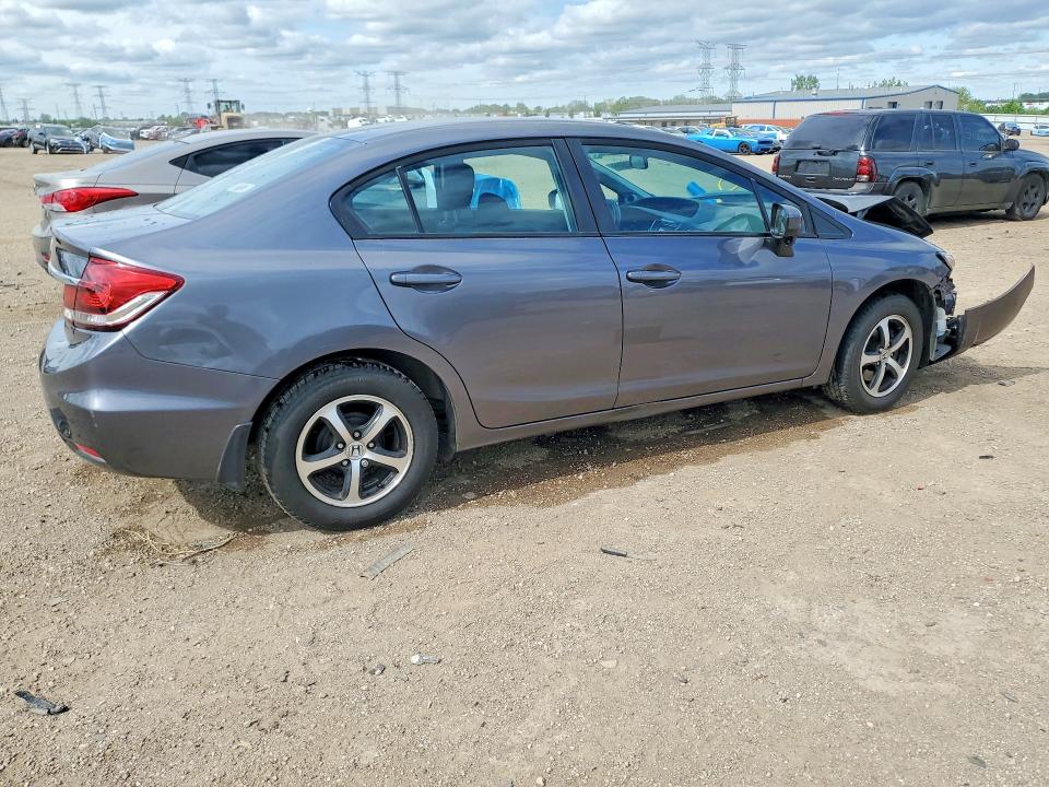 54325356 :رقم المزاد ، 19XFB2F72FE079210 vin ، 2015 Honda Civic مزاد بيع