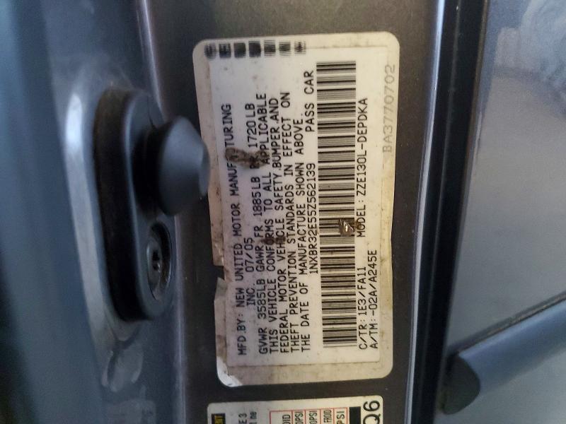 2005 Toyota Corolla მანქანა იყიდება აუქციონზე, vin: 1NXBR32E55Z562139, აუქციონის ნომერი: 53324366