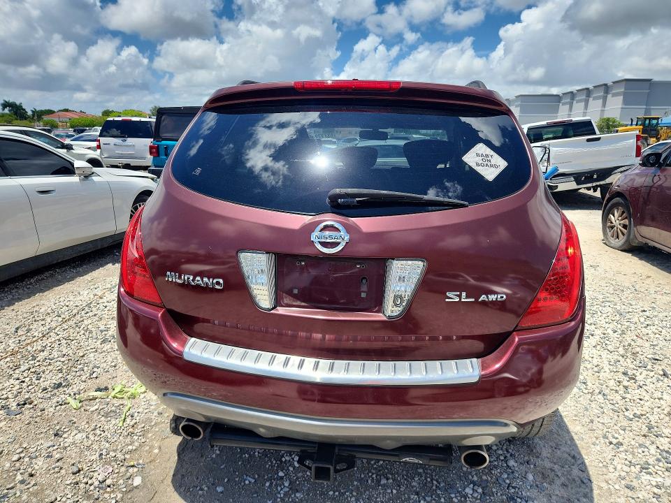 53777296 :رقم المزاد ، JN8AZ08W76W505028 vin ، 2006 Nissan Murano مزاد بيع