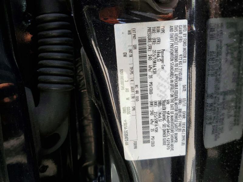 54731256 :رقم المزاد ، 1FAHP3F24CL127870 vin ، 2012 Ford Focus مزاد بيع