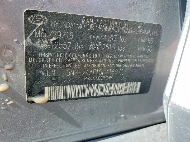 Aukcja sprzedaży 2016 Hyundai Sonata, vin: 5NPE24AF1GH416971, numer aukcji: 54469626