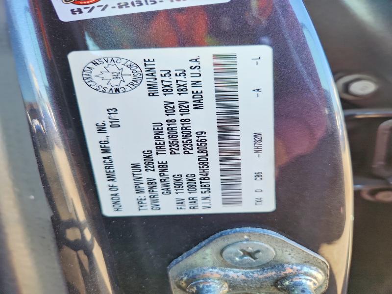 53346656 :رقم المزاد ، 5J8TB4H58DL805619 vin ، 2013 Acura Rdx مزاد بيع