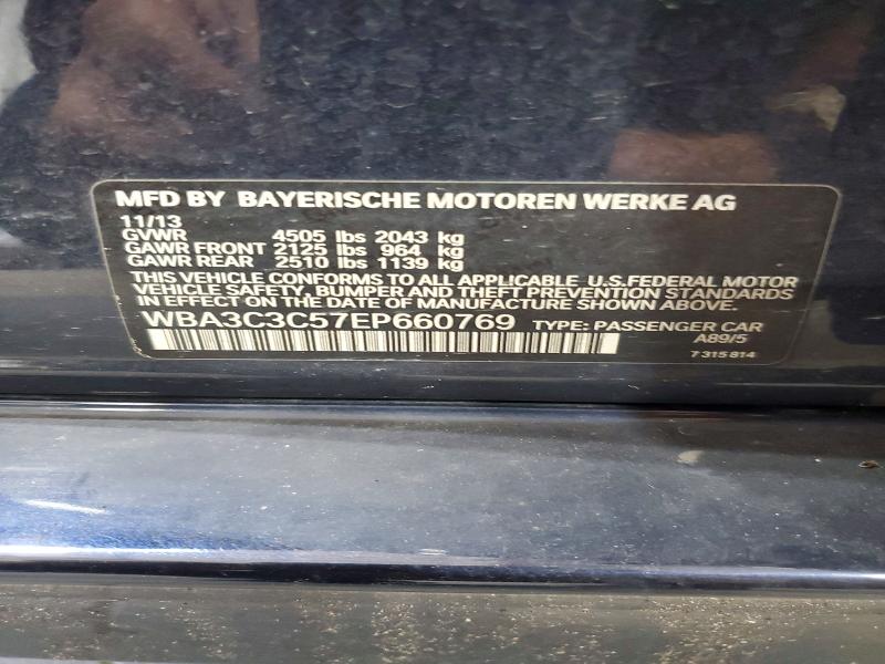 52538826 :رقم المزاد ، WBA3C3C57EP660769 vin ، 2014 Bmw 320 مزاد بيع
