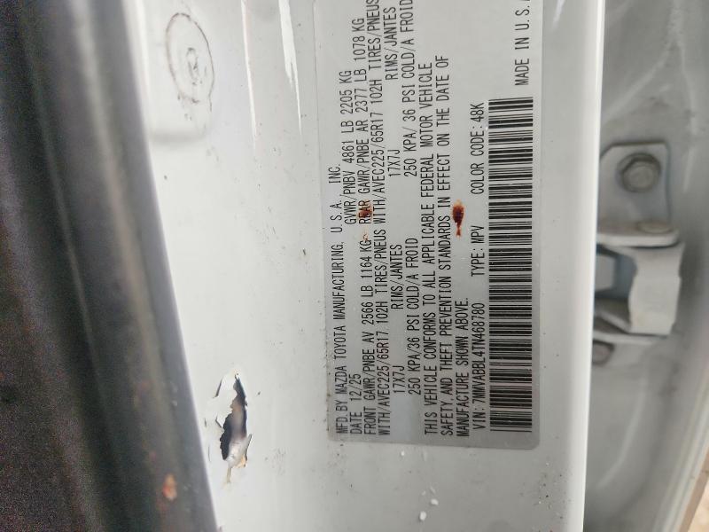 53994666 :رقم المزاد ، 7MMVABBL4TN468780 vin ، 2026 Mazda Cx-50 مزاد بيع