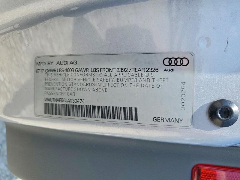 Aukcja sprzedaży 2018 Audi A5, vin: WAUTNAF56JA030474, numer aukcji: 54818876