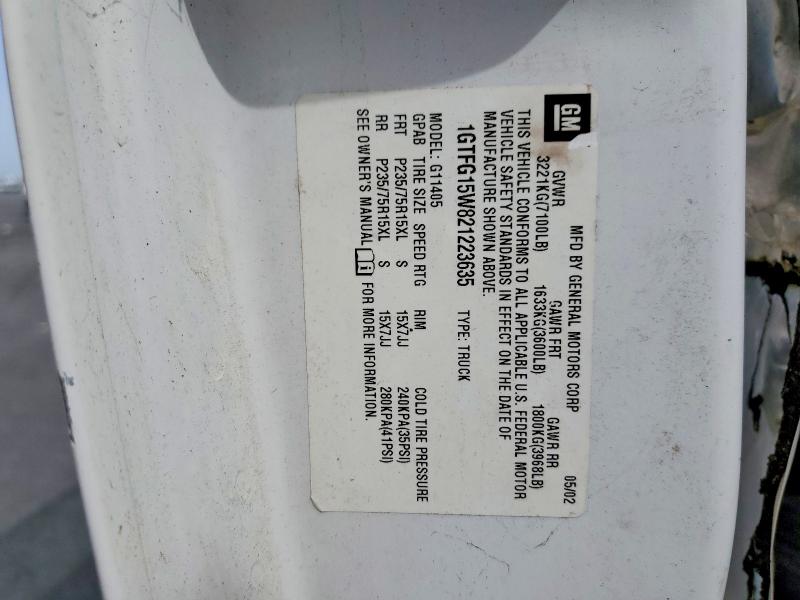 Продажа на аукционе авто 2002 Gmc Savana, vin: 1GTFG15W821223635, номер лота: 52020006