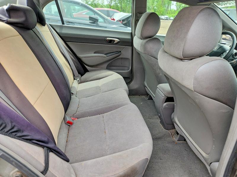 2008 Honda Civic მანქანა იყიდება აუქციონზე, vin: 2HGFA16568H343839, აუქციონის ნომერი: 52776466