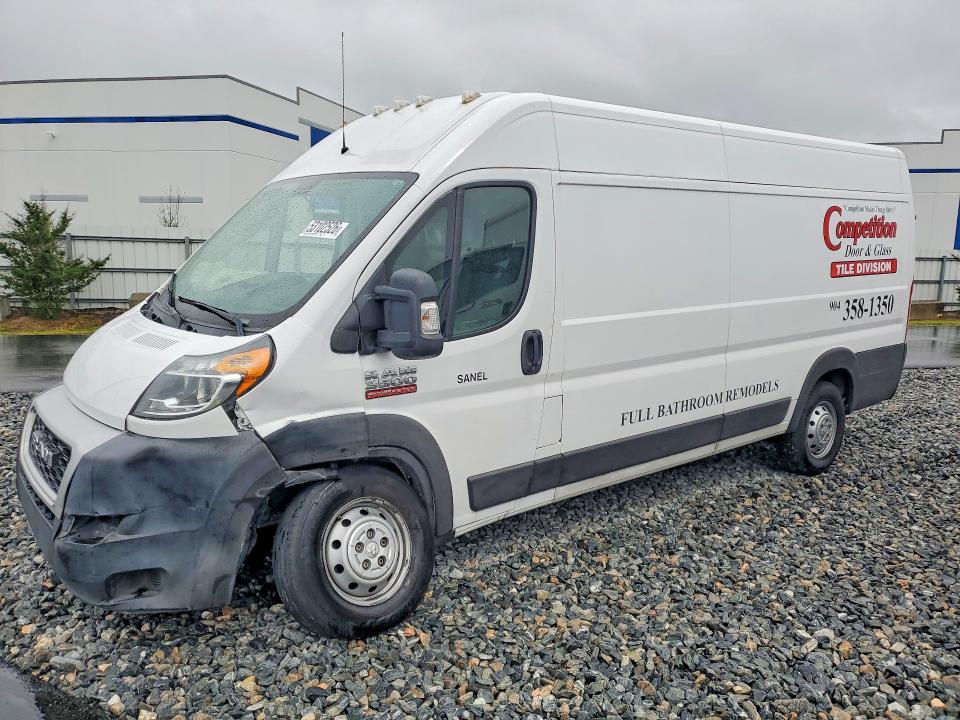 53102526 :رقم المزاد ، 3C6URVJG9LE134346 vin ، 2020 Ram Promaster 3500 مزاد بيع