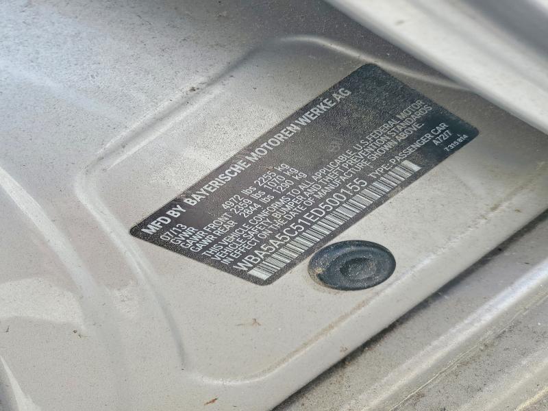 2014 Bmw 528 მანქანა იყიდება აუქციონზე, vin: WBA5A5C51ED500155, აუქციონის ნომერი: 52937766