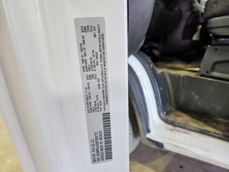 2025 Ram Promaster 3500 მანქანა იყიდება აუქციონზე, vin: 3C6MRVJG8SE509772, აუქციონის ნომერი: 53179716