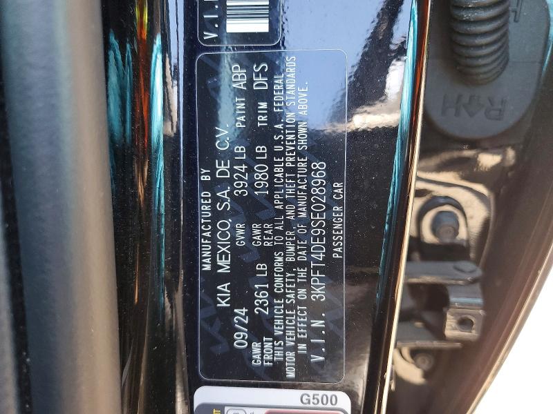 Продажа на аукционе авто 2025 Kia K4, vin: 3KPFT4DE9SE028968, номер лота: 51498956