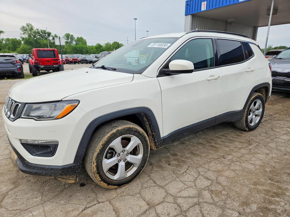 2018 Jeep Compass მანქანა იყიდება აუქციონზე, vin: 3C4NJDBB5JT423721, აუქციონის ნომერი: 55116936