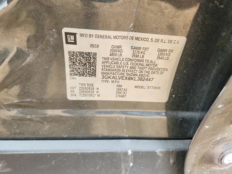 Продаж на аукціоні авто 2019 Gmc Terrain, vin: 3GKALVEX8KL382447, номер лоту: 54723266