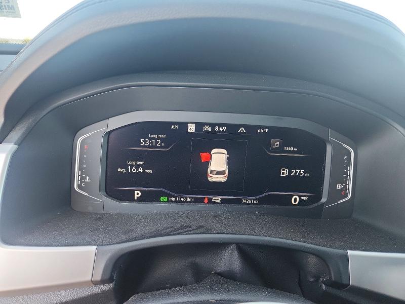 53755446 :رقم المزاد ، 1V2SE2CA9NC225371 vin ، 2022 Volkswagen Atlas مزاد بيع