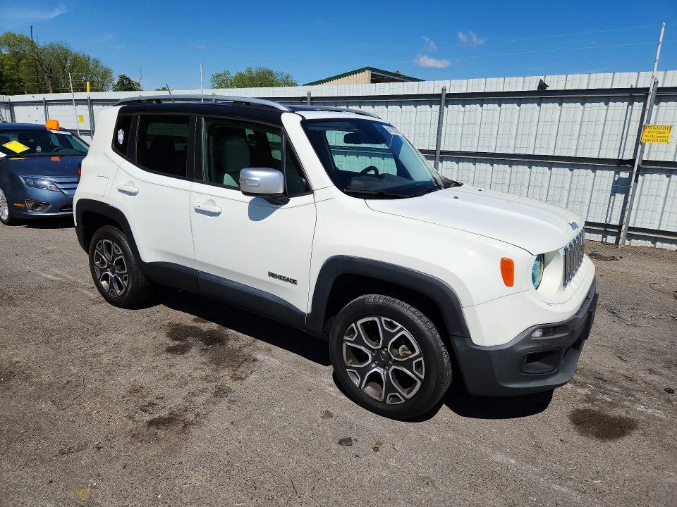 Aukcja sprzedaży 2016 Jeep Renegade, vin: ZACCJBDT4GPD06259, numer aukcji: 52180576