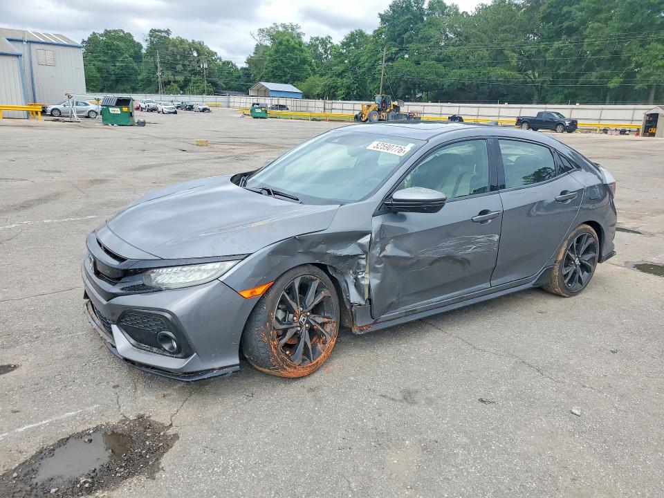 52590776 :رقم المزاد ، SHHFK7H92HU234569 vin ، 2017 Honda Civic مزاد بيع