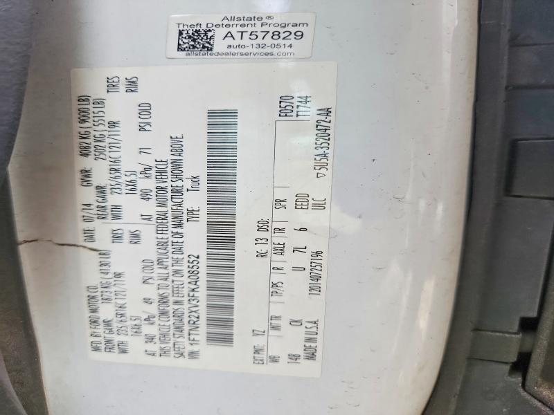 54674146 :رقم المزاد ، 1FTNR2XV3FKA08552 vin ، 2015 Ford Transit مزاد بيع