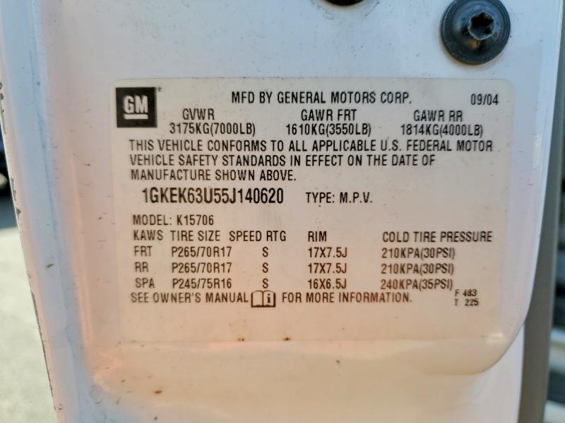 Продаж на аукціоні авто 2005 Gmc Yukon, vin: 1GKEK63U55J140620, номер лоту: 51906366