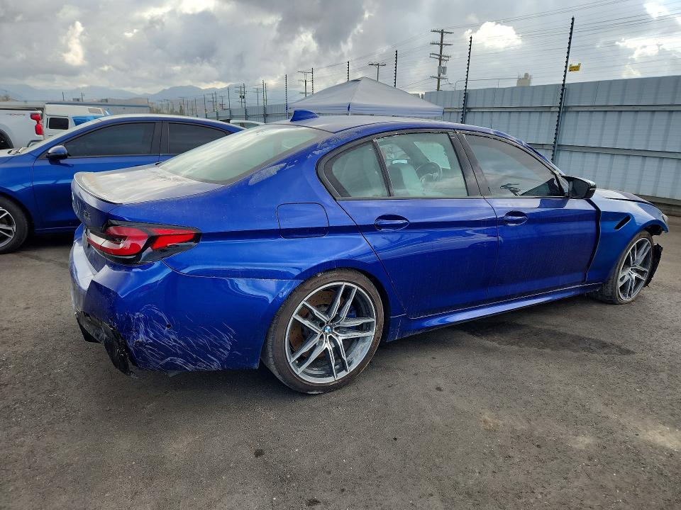 2022 Bmw M5 მანქანა იყიდება აუქციონზე, vin: WBS83CH05NCH70776, აუქციონის ნომერი: 52031526