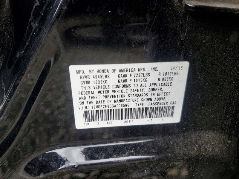 Aukcja sprzedaży 2016 Acura Ilx, vin: 19UDE2F83GA009566, numer aukcji: 55523636