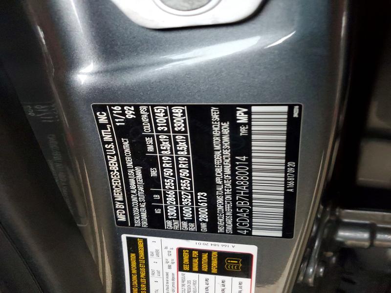 Продаж на аукціоні авто 2017 Mercedes-benz Gle, vin: 4JGDA5JB7HA880014, номер лоту: 51811206