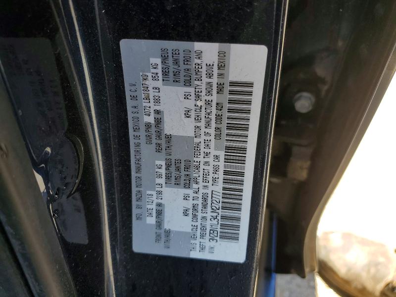 Продажа на аукционе авто 2018 Mazda 3, vin: 3MZBN1L34JM272777, номер лота: 53287136