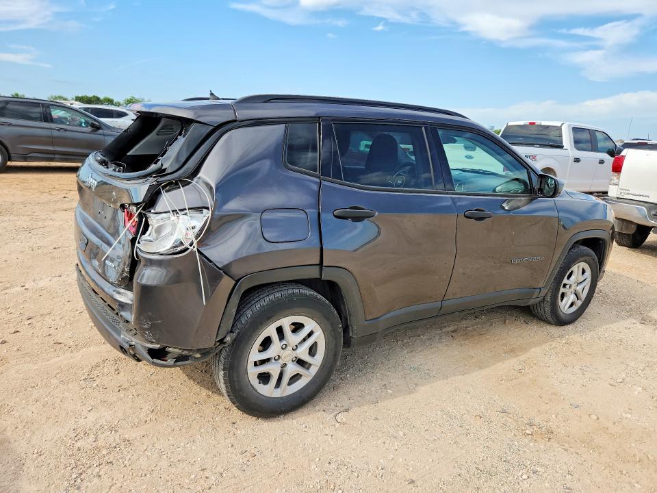 Продажа на аукционе авто 2018 Jeep Compass, vin: 3C4NJCAB2JT214948, номер лота: 55077106