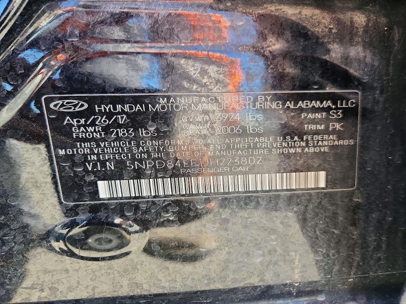 2018 Hyundai Elantra მანქანა იყიდება აუქციონზე, vin: 5NPD84LF1JH223802, აუქციონის ნომერი: 52714746