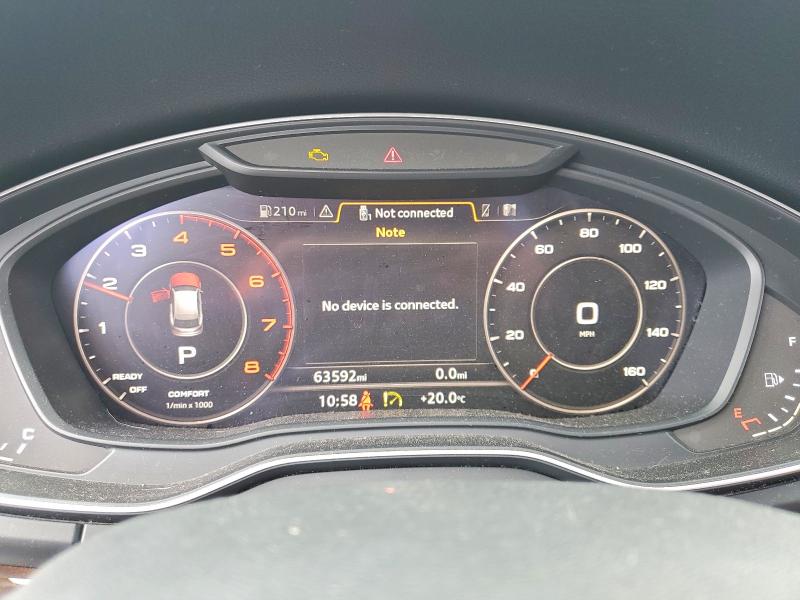 54884056 :رقم المزاد ، WA1BNAFY7K2102717 vin ، 2019 Audi Q5 مزاد بيع