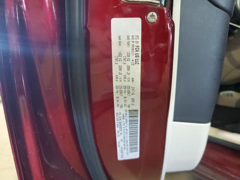 Продаж на аукціоні авто 2019 Chrysler Pacifica, vin: 2C4RC1BG0KR685379, номер лоту: 53179516