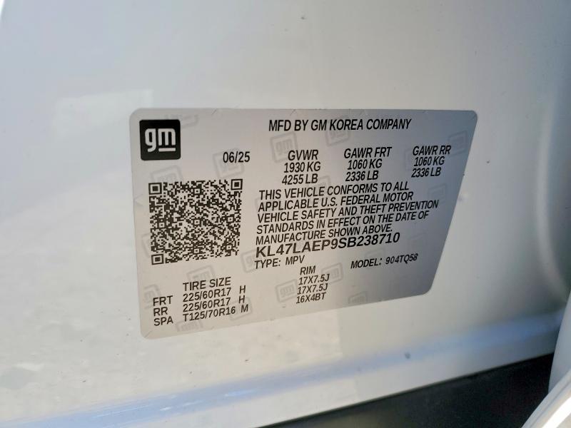 Продажа на аукционе авто 2025 Buick Envista, vin: KL47LAEP9SB238710, номер лота: 53534006
