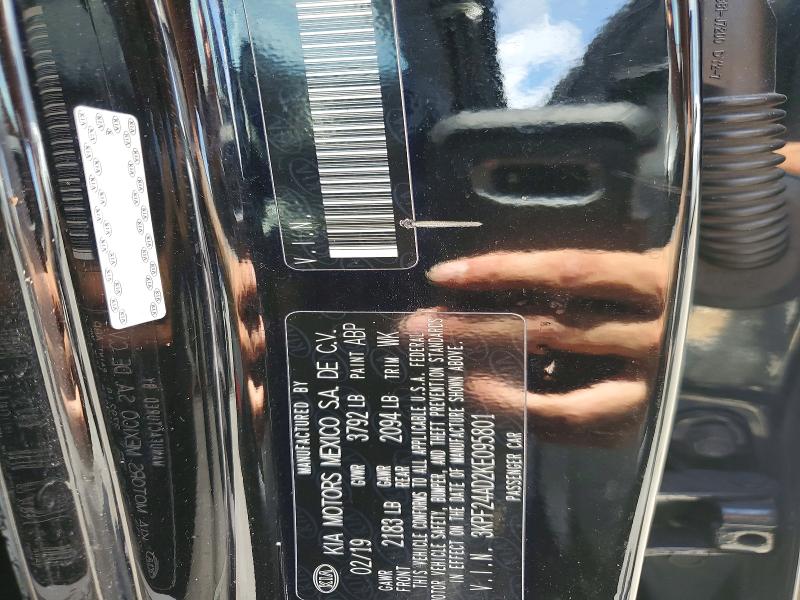 Продаж на аукціоні авто 2019 Kia Forte, vin: 3KPF24AD2KE095801, номер лоту: 51684676