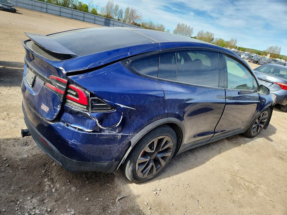 2023 Tesla Model X მანქანა იყიდება აუქციონზე, vin: 7SAXCBE65PF416865, აუქციონის ნომერი: 53667846