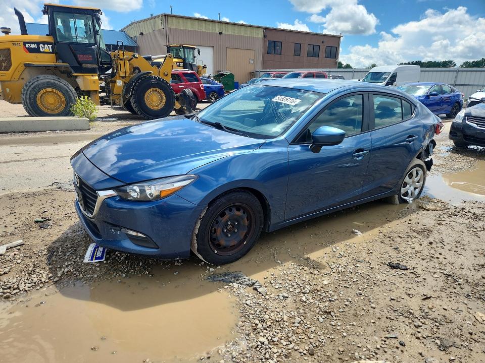 2018 Mazda 3 მანქანა იყიდება აუქციონზე, vin: 3MZBN1U73JM166449, აუქციონის ნომერი: 55526116