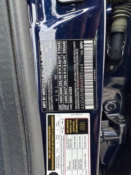 Продаж на аукціоні авто 2017 Mercedes-benz Gle, vin: 4JGDA5HB4HA985664, номер лоту: 53987416
