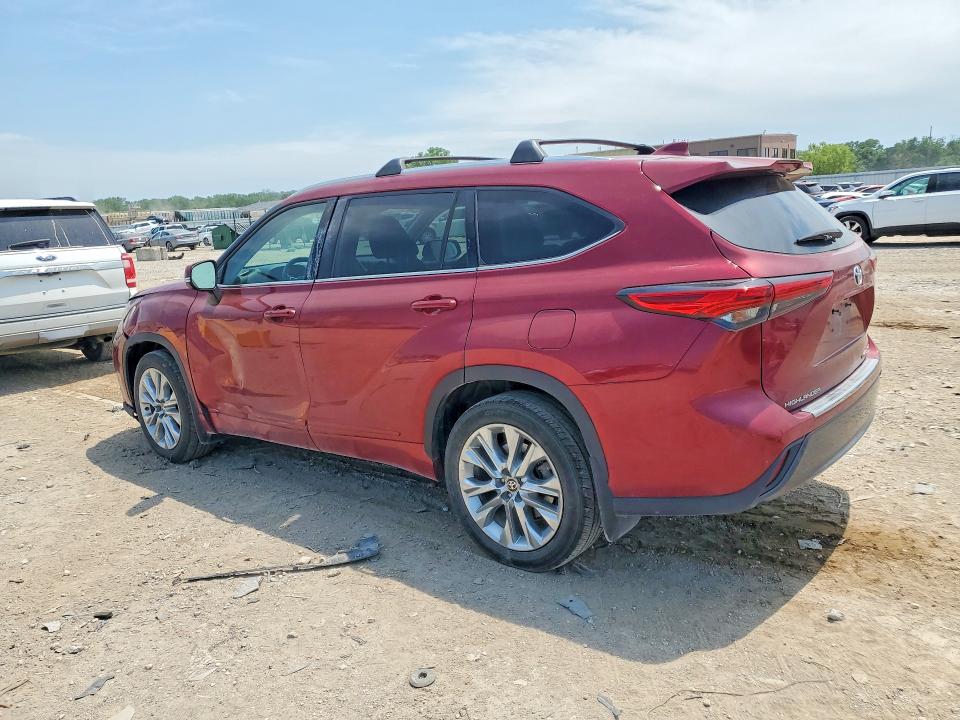 2021 Toyota Highlander მანქანა იყიდება აუქციონზე, vin: 5TDDZRBH5MS525928, აუქციონის ნომერი: 53899516
