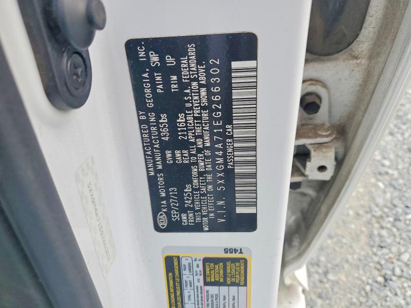 Продажа на аукционе авто 2014 Kia Optima, vin: 5XXGM4A71EG266302, номер лота: 53263326