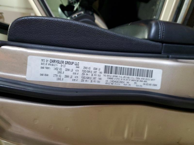 53087786 :رقم المزاد ، 1C4RDHAG9EC286541 vin ، 2014 Dodge Durango مزاد بيع