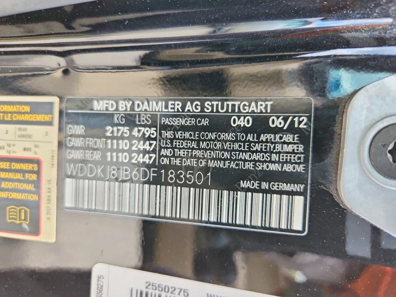 Продажа на аукционе авто 2013 Mercedes-benz E, vin: WDDKJ8JB6DF183501, номер лота: 53823226