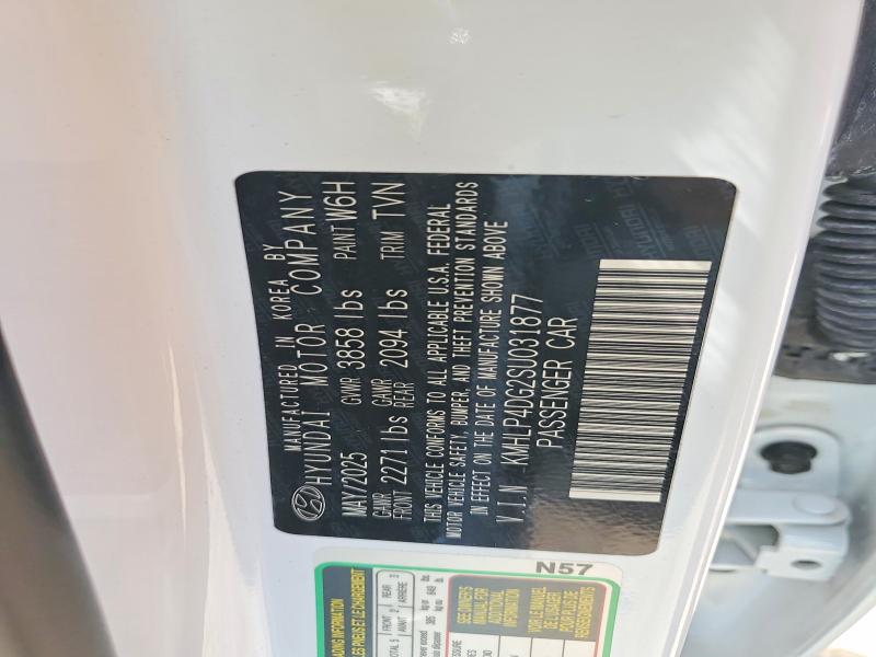 Продажа на аукционе авто 2025 Hyundai Elantra, vin: KMHLP4DG2SU031877, номер лота: 54872426
