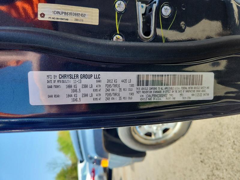 51821776 :رقم المزاد ، 1C4NJPBB4ED692452 vin ، 2014 Jeep Patriot مزاد بيع