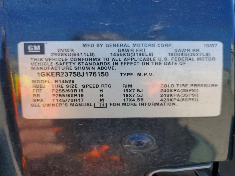 Продаж на аукціоні авто 2008 Gmc Acadia, vin: 1GKER23758J176150, номер лоту: 52468396