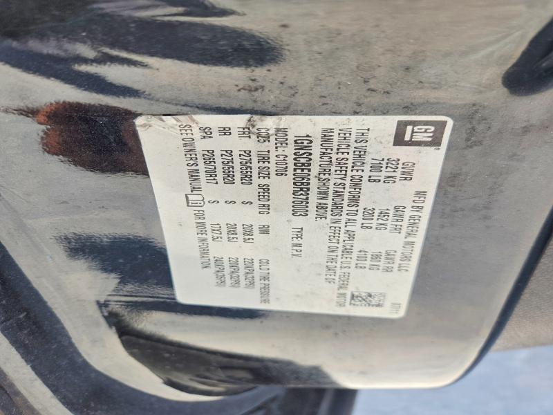 Aukcja sprzedaży 2011 Chevrolet Tahoe, vin: 1GNSCBE06BR376003, numer aukcji: 54669726