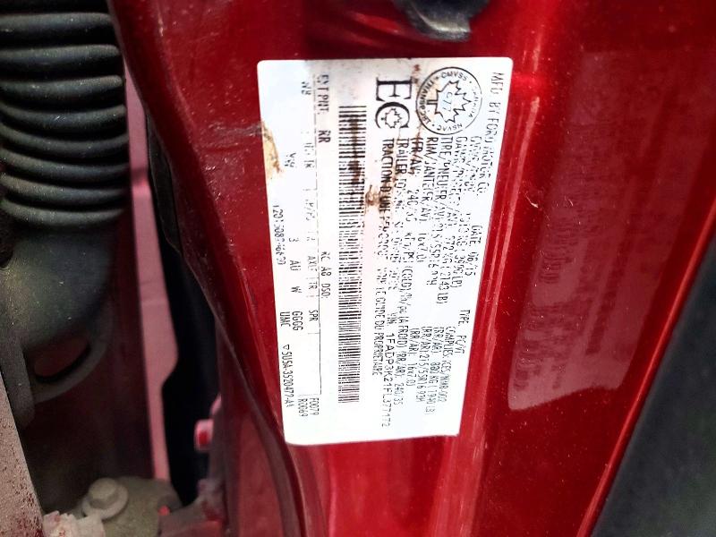 54395306 :رقم المزاد ، 1FADP3K21FL377172 vin ، 2015 Ford Focus مزاد بيع